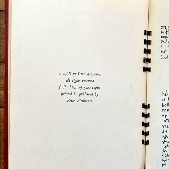 VINTAGE* RARE* First Edition Writings & Illustrations by Isser Aronovici- NO!art - Picture 3 of 7